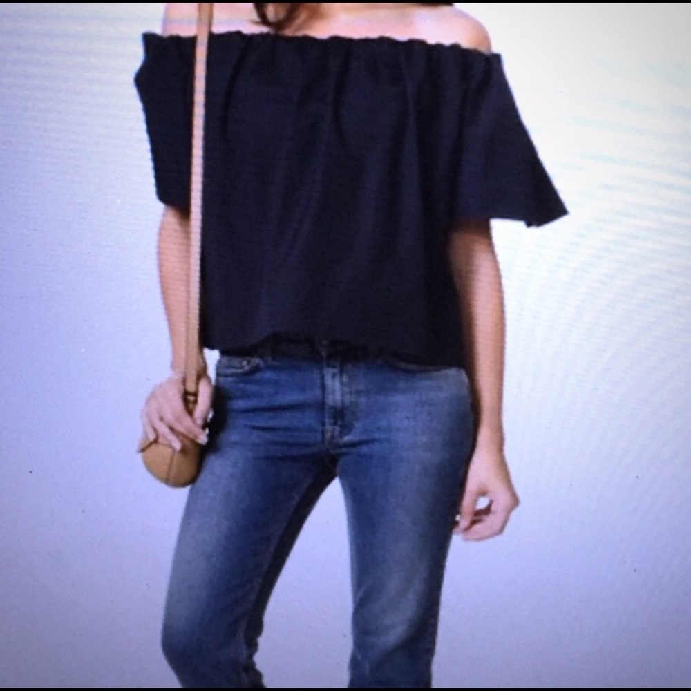 Authentic Vince off the shoulder top